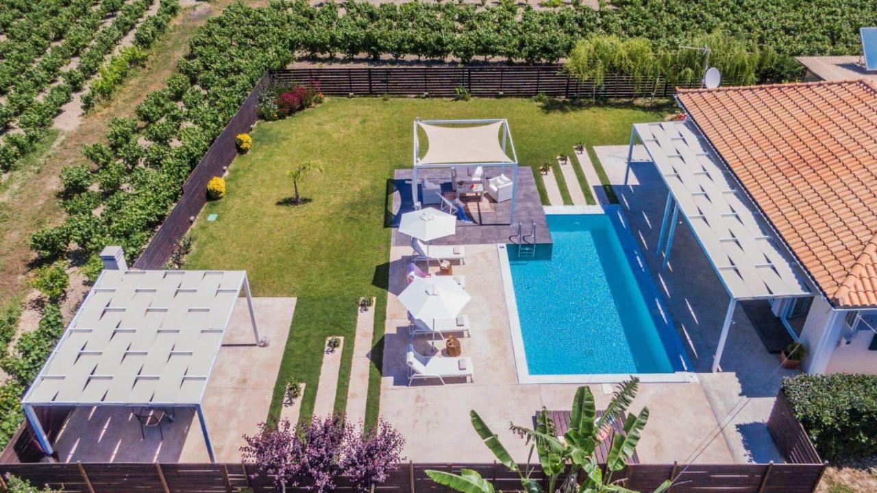 Madini Luxury Villa With Private Heated Pool Vanato Exteriér fotografie