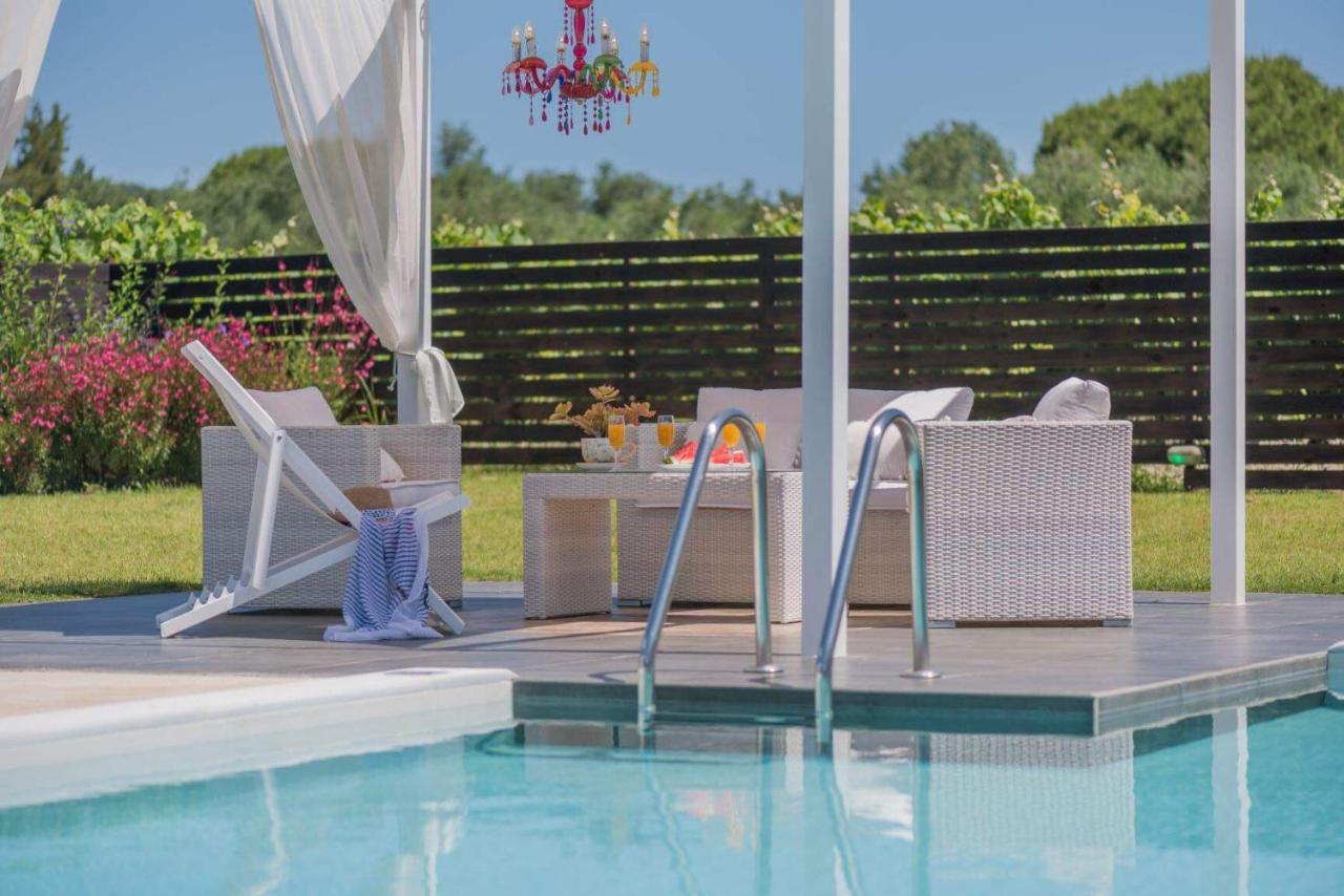 Madini Luxury Villa With Private Heated Pool Vanato Exteriér fotografie