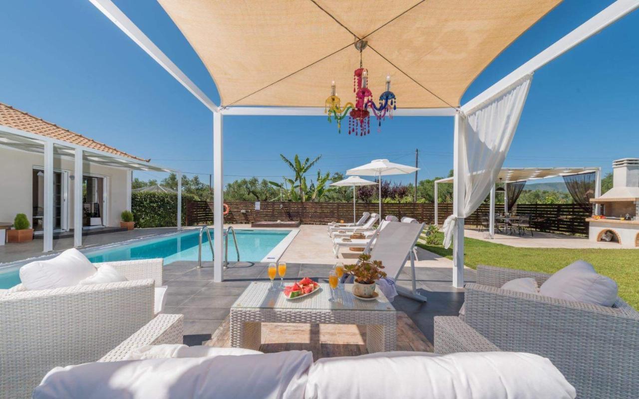 Madini Luxury Villa With Private Heated Pool Vanato Exteriér fotografie